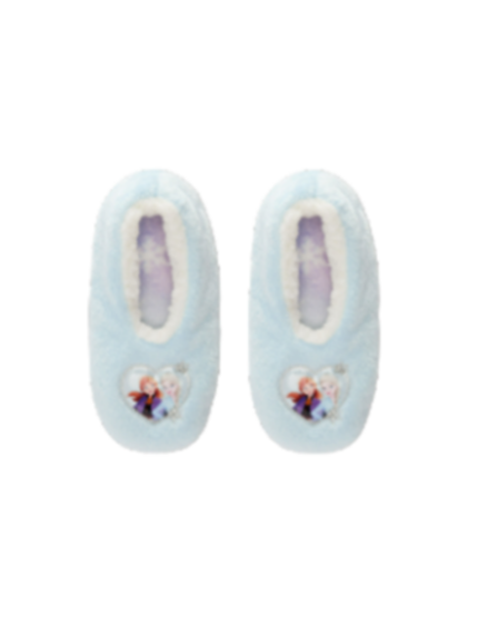 PANTUFLA CELESTE DISNEY FROZEN – ELSA & ANNA (Ultra Suaves)