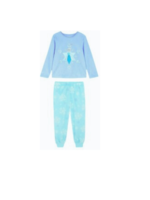 PIJAMA LILA Y CELESTE, CAMISETA + PANTALÓN DISNEY FROZEN ELSA