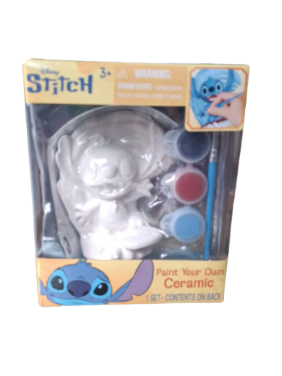 46 KIT PARA PINTAR TU PROPIA FIGURA (Cerámica) DISNEY STITCH – - Imagen 1