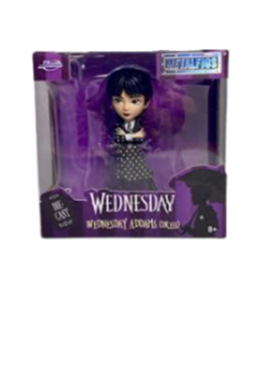 69 MINI FIGURA (Wednesday / LOS ADDAMS) – Metalfigs THING (Dedos): - Imagen 1